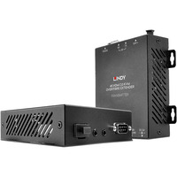 Lindy 300m Fiberoptisk KVM Extender, HDMI-udvidelse forlænger Sort