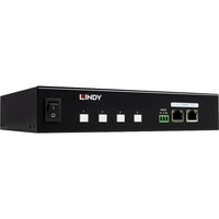 Lindy 4 Port IPower Switch, Strømskinne Sort
