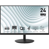 MSI PRO MP242 E14A, LED-skærm Sort