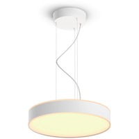 Philips Hue Enrave pendel, LED lys Hvid, Philips Hue White ambiance Enrave pendel, Intelligent affjedringslys, Bluetooth, Hvid, LED, Metal, Ikke-udskiftelig pære(r)