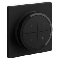 Philips Hue Tap dial switch, Knappen Sort, Philips Tap dial switch, Trådløs, Sort, Væg, IP20, Plast, IP20