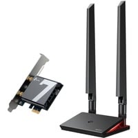 TP-Link Archer TBE550E Intern WLAN / Bluetooth 9300 Mbit/s, Wi-Fi-adapter Intern, Trådløs, PCI Express, WLAN / Bluetooth, 9300 Mbit/s, Sort