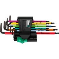 Wera 967/9 TX BO Multicolour 1 vinkelnøglesæt, 9 dele, Skruetrækker 