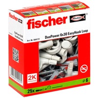 fischer EasyHook Løkke DuoPower 6x30, Dyvel Hvid