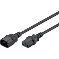 goobay Forlængelse koldgeräte kabel, Forlængerledning Sort