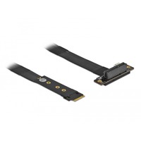DeLOCK 64132 interface-kort/adapter Intern PCIe Sort, M.2, PCIe, Sort, 0,2 m, Kina, SATA