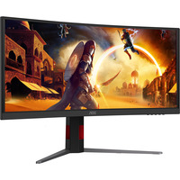 AOC CU34G4ZCA, Gaming Skærm Sort