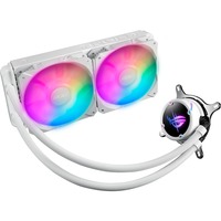 ASUS ROG STRIX LC II 240 ARGB White Edition Processor Alt-i-en væskekøler 12 cm Hvid 1 stk, Vandkøling Hvid, Alt-i-en væskekøler, 12 cm, 137,5 m³/t, Hvid