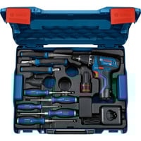 Bosch Batteridrevet bore-/skruemaskine GSR 12V-15 Professional Set, 12Volt, Bore-/ skruemaskine Blå/Sort