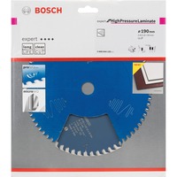 Bosch Rundsavklinge EXPERT til højtrykslaminat, Ø 190mm, 56 tænder 