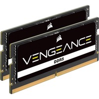 Corsair SO-DIMM 64 GB DDR5-5600 (2x 32 GB) Dual-Kit, Hukommelse Sort