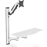 Digitus Arbejdsplads (skærm, tastatur, mus) vægmontering, Montering/montering Hvid/Sort