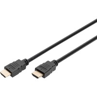 Digitus HDMI Premium High Speed tilslutningskabel, med Ethernet, UHD 4K Sort