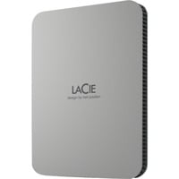 LaCie Mobil drev 4 TB, Harddisk grå