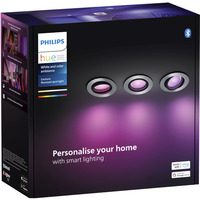 Philips Hue White & Color Ambiance Centura indbygningsspot 3-pak, LED lys Sølv