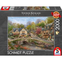 Schmidt Spiele Thomas Kinkade Studios: Sommer i Cobblestone Village, Puslespil 