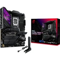 ASUS ROG STRIX Z890-E GAMING WIFI Intel Z890 LGA 1851 (Socket V1) ATX, Bundkort Sort, Intel, LGA 1851 (Socket V1), Intel Core Ultra (Series 2), DDR5-SDRAM, 192 GB, DIMM
