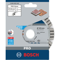 Bosch 2608602642 Tilbehør Vinkelsliber, Skæreskive 12,5 cm, 1 pcs