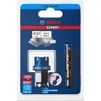 Bosch 2 608 900 493 hulsav Boremaskine 1 stk Enkelt, Boremaskine, Rustfrit stål, Stål, Blå, 5 mm, 2,2 cm