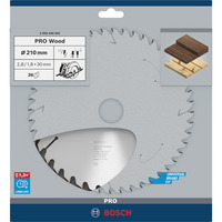 Bosch PRO Wood rundsavklinge, Ø 210mm, 36 tænder 