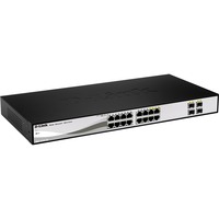 D-Link DGS-1210-16/E, Switch Sølv/Sort