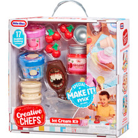 MGA Entertainment Little Tikes Creative Chefs Ice Cream Kit, Køkken Ice Cream Kit, 3 År