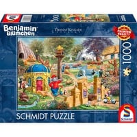 Schmidt Spiele Benjamin Blümchen, En dag i Neustadt Zoo, Puslespil 