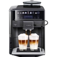 Siemens EQ.6 TE654319RW kaffemaskine Fuld-auto Espressomaskine 1,7 L, Kaffe/Espresso Automat Sort, Espressomaskine, 1,7 L, Kaffebønner, Indbygget kværn, 1500 W, Sort