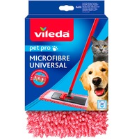 Vileda Reservebetræk til gulvmoppe Pet Pro MICROFIBRE UNIVERSAL, Wiper cover Rød