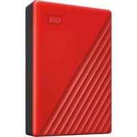 WD My Passport 6TB, Harddisk Rød