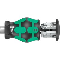 Wera Kraftform Kompakt Stubby magasin 5 bit-sæt, Bit sæt Sort/Grøn