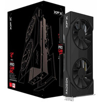 XFX Radeon RX 9060 XT Swift OC Dual Fan, Grafikkort Sort