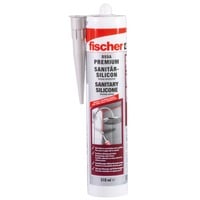 fischer Sanitærsilicone DSSA SAG 310ml sanitærgrå, Sealant grå