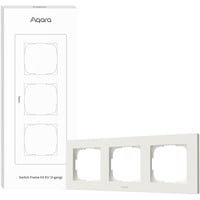 Aqara Switchramme H2 EU (3-Gang), Monteringsrammen Hvid