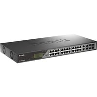 D-Link DSS-200G-28MP netværksswitch Administreret L2 Gigabit Ethernet (10/100/1000) Strøm over Ethernet (PoE) 1U Grå Administreret, L2, Gigabit Ethernet (10/100/1000), Fuld duplex, Strøm over Ethernet (PoE), 1U