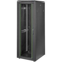 Digitus DN-19 32U-6/6-B-1 stativ Fritstående reol Sort, IT kabinet Sort, Fritstående reol, 32U, 800 kg, Sort