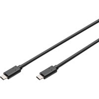 Digitus USB 2.0 tilslutningskabel USB-C > USB-C Sort