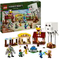 LEGO Minecraft Ghast-ballonens angreb på landsbyen, Bygge legetøj Byggesæt, 10 År, Plast, 555 stk, 791 g