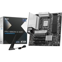 MSI PRO B860M-A WIFI bundkort Intel B860 LGA 1851 (Socket V1) micro ATX Sølv, Intel, LGA 1851 (Socket V1), Intel Core Ultra (Series 2), LGA 1851, 256 GB, DDR5-SDRAM