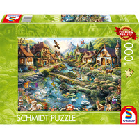 Schmidt Spiele Landsby ved skovbrynet, Puslespil 