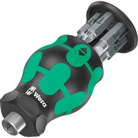 Wera Kraftform Kompakt Stubby magasin 4 bit-sæt, Bit sæt Sort/Grøn