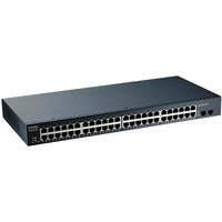 Zyxel GS1900-48-EU0102F netværksswitch L2 Gigabit Ethernet (10/100/1000) Sort L2, Gigabit Ethernet (10/100/1000), Stativ-montering
