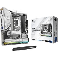 ASRock B860M Steel Legend WiFi, Bundkort Hvid