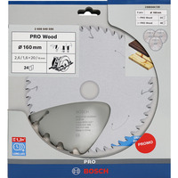 Bosch PRO Wood Rundsavklinge 160 mm 