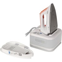 Braun CareStyle Compact Pro IS2561WH 2400 W 1,5 L EloxalPlus soleplate Orange, Hvid, Damp strygejern station Hvid/Orange, 2400 W, 400 g/min, EloxalPlus soleplate, 6 bar, 1,5 L, 120 g/min