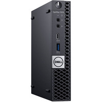 Dell Optiplex 7070 MFF renoveret, Mini-PC Sort