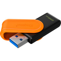 Kingston DataTraveler 256 GB Portable USB 3.2 Gen 1 Exodia S (sort/orange), USB-stik Sort/Orange, 256 GB, USB Type-A, 3.2 Gen 1 (3.1 Gen 1), Svirvel, 8,72 g, Sort, Orange