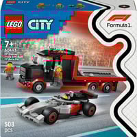 LEGO City F1 Truck med Audi F1 racerbilen, Bygge legetøj 