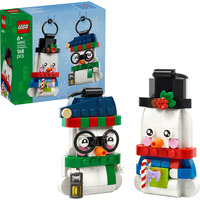 LEGO Sæsonbestemte dekorations-snemænd, Bygge legetøj 