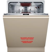 Neff S157ECX14E opvaskemaskine Fuldt indbygget 14 kuverter Fuldt indbygget, Fuld størrelse (60 cm), Rustfrit stål, Knapper, 1,75 m, 1,65 m